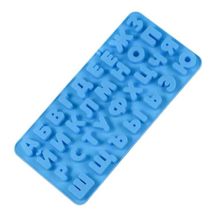 Chocolate Fudge Jelly Silicone Russian Letters Mold Ice Grid - Reluova