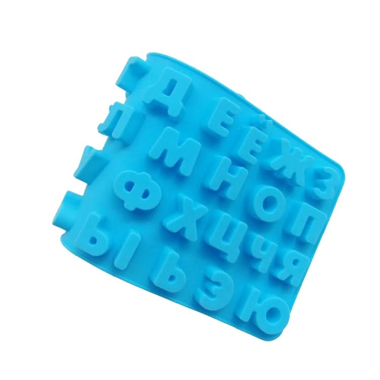 Chocolate Fudge Jelly Silicone Russian Letters Mold Ice Grid - Reluova