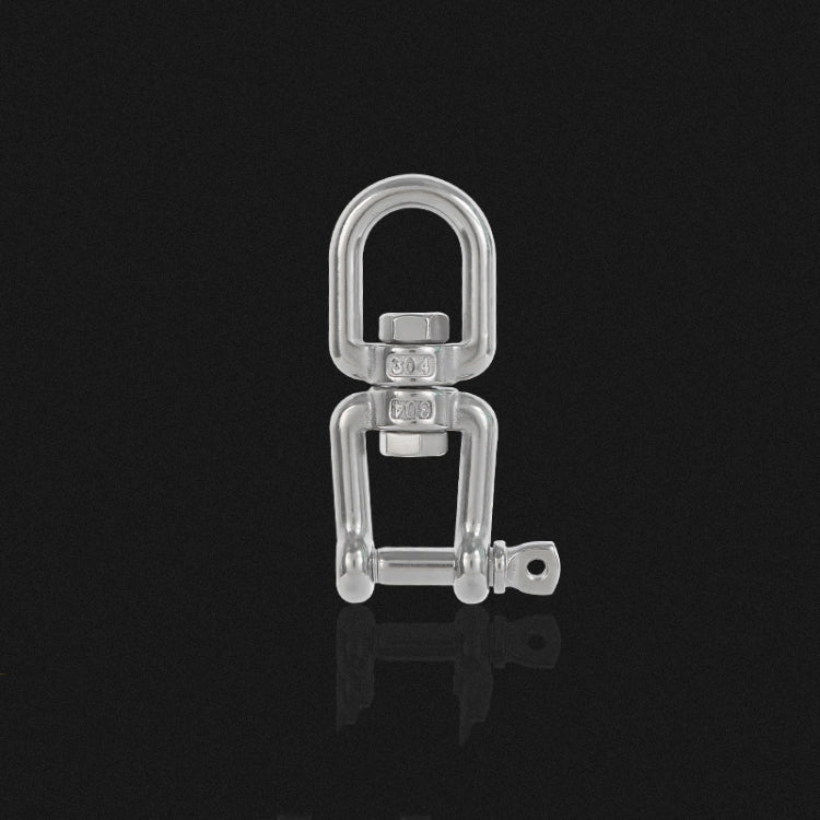 304 Stainless Steel 360 Degree Rotating 8-Shaped Chain Snap Ring Connecting Hook Swivel Reluova