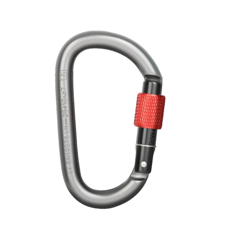 Xinda 25kN Climbing Carabiner Aluminum Alloy D-Shape Screw Gates Lock