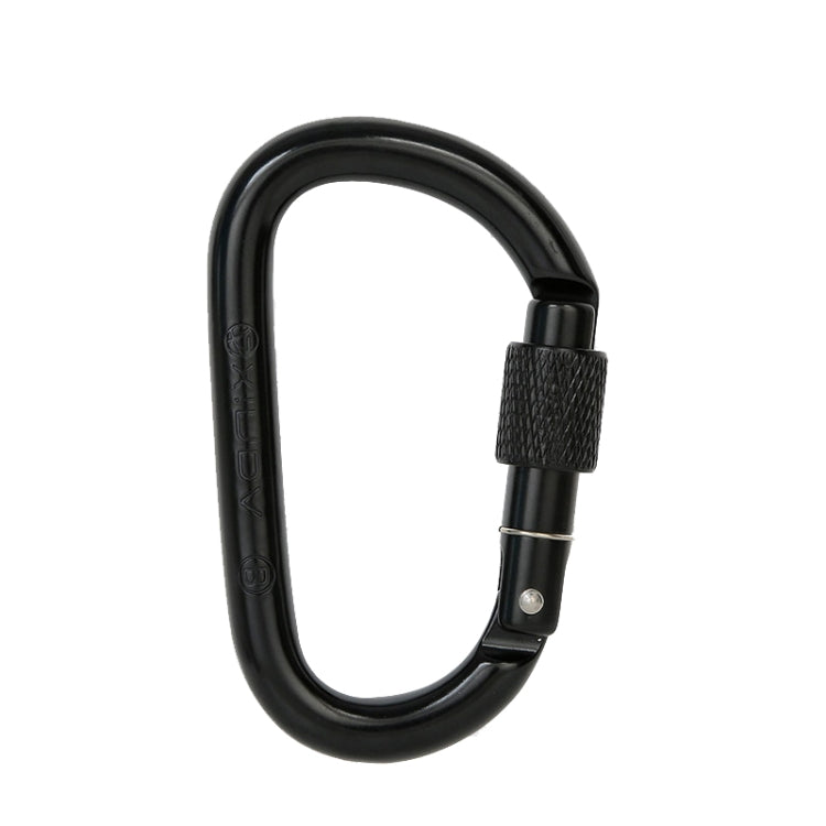 Xinda 25kN Climbing Carabiner Aluminum Alloy D-Shape Screw Gates Lock