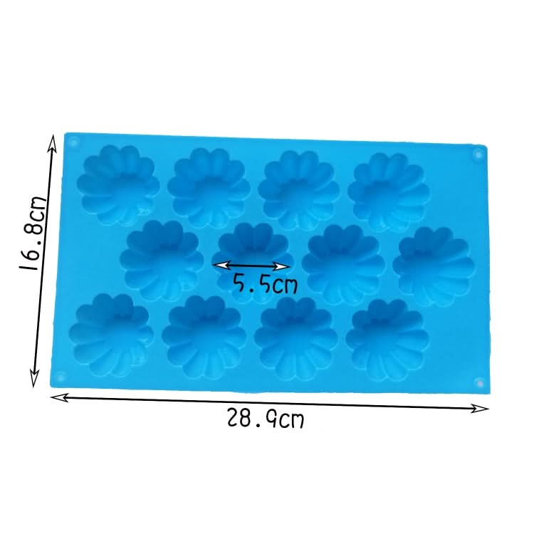 Handmade DIY 12 Holes Tart Lace Silicone Mold - Reluova