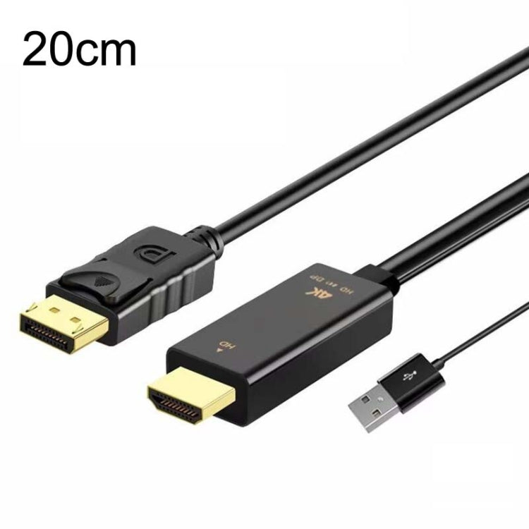 4K 60Hz HDMI To DP Adapter With Power Supply HD Converter My Store