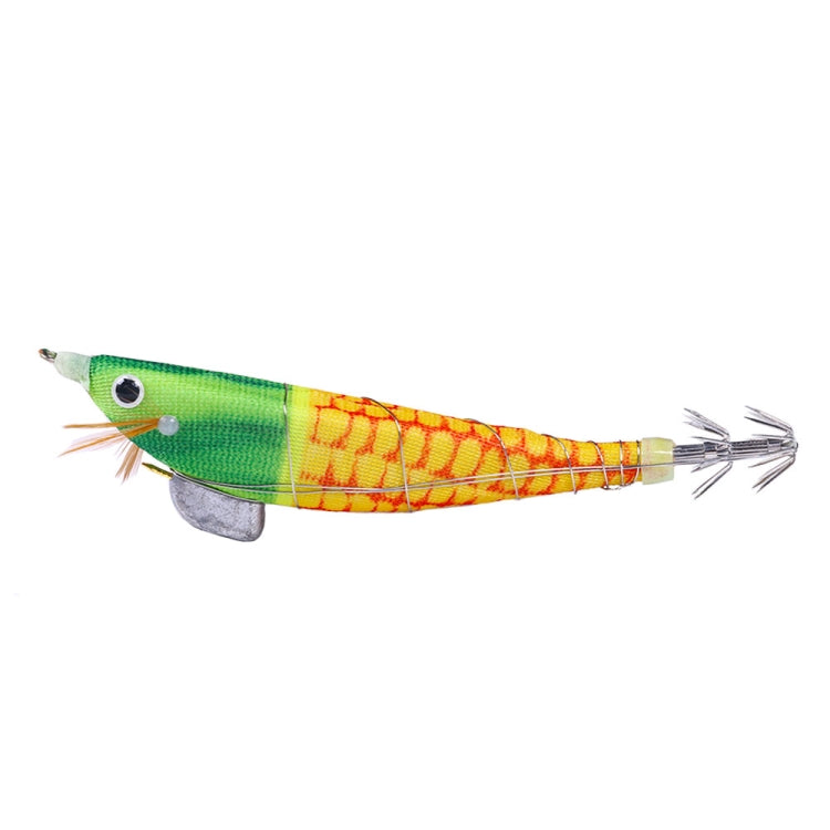 HENGJIA SJ033 Luminous Steel Wire Banana Shrimp Fake Bait