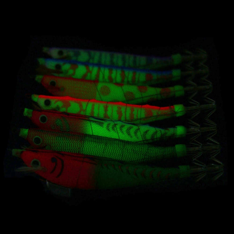 HENGJIA SJ033 Luminous Steel Wire Banana Shrimp Fake Bait