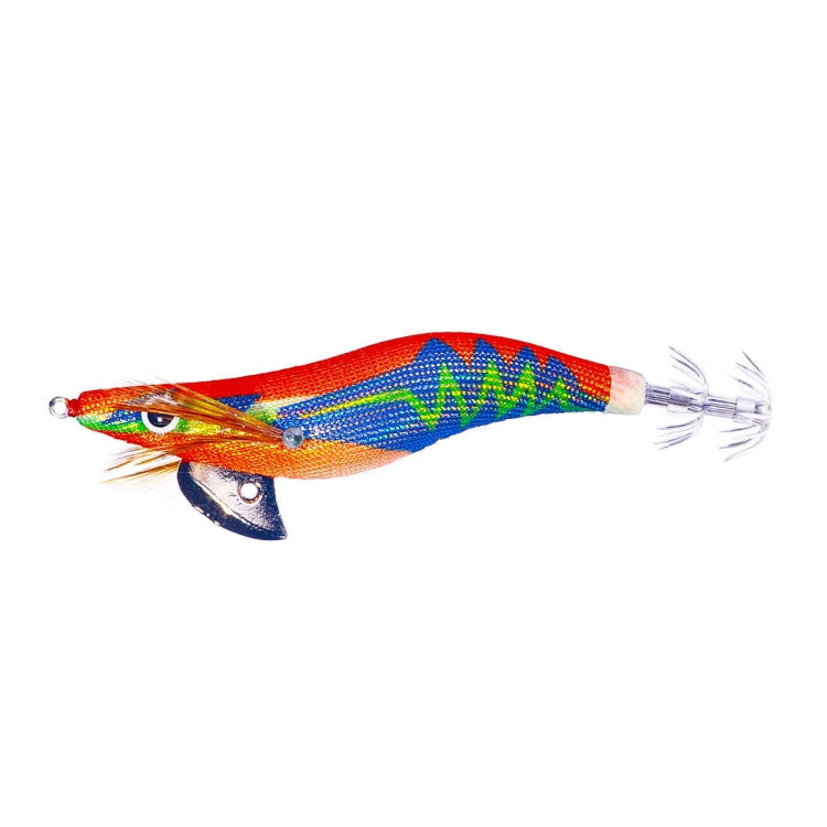 Hengjia SJ037 Luminous Electroplated Flash Wooden Shrimp Squid Lures