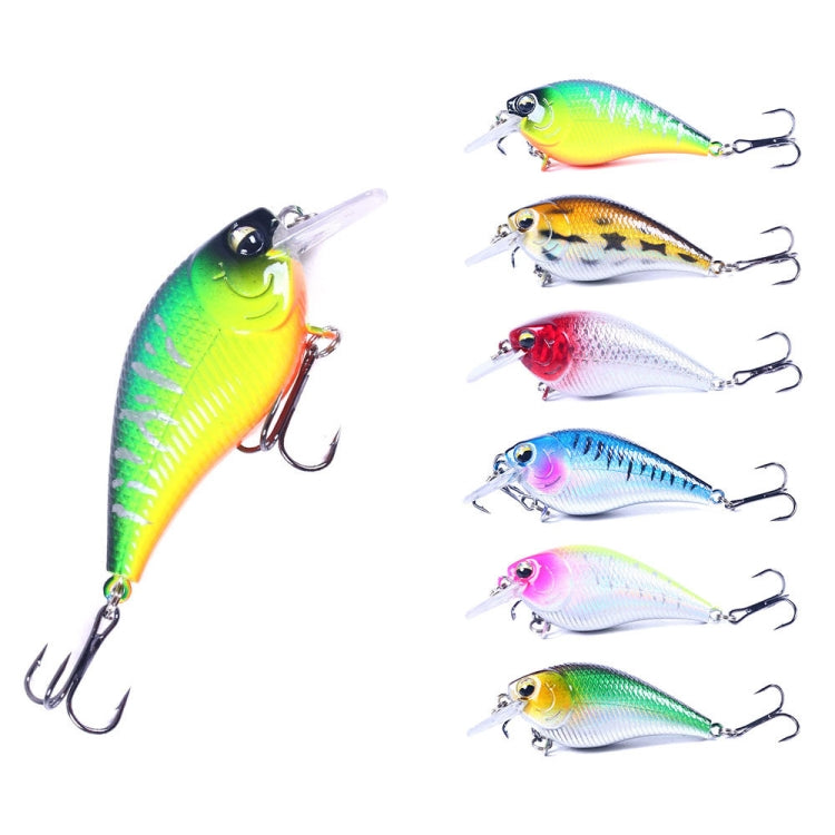 HENGJIA CB060 7cm 9.5g Lure VIB Rock Little Fatty Floating Fake Baits