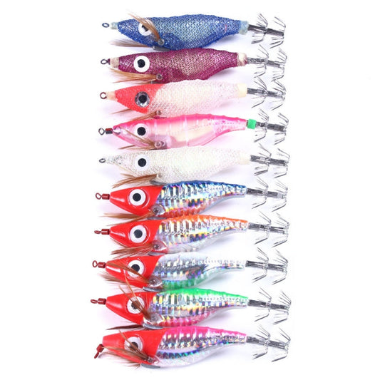 HENGJIA SJB012 Night Light Simulation Shrimp Squid Needle Sea Fishing Fake Bait Reluova