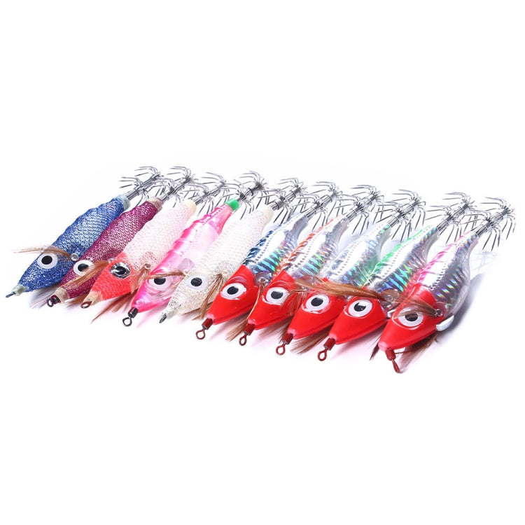 HENGJIA SJB012 Night Light Simulation Shrimp Squid Needle Sea Fishing Fake Bait Reluova