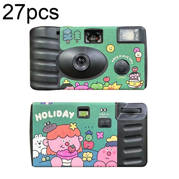 Retro Film Camera Waterproof Cartoon Decorative Stickers without Camera Reluova