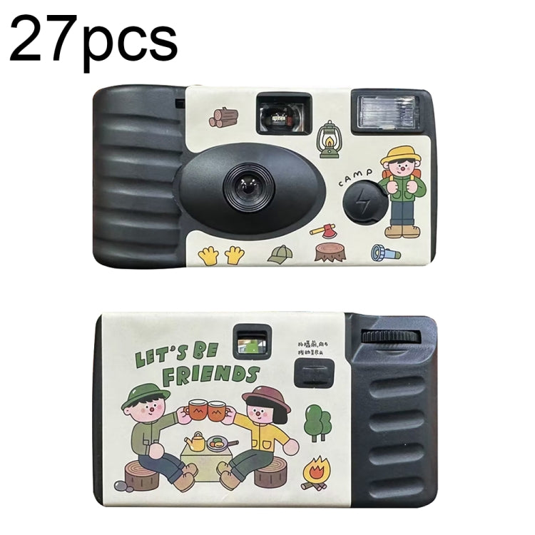 Retro Film Camera Waterproof Cartoon Decorative Stickers without Camera Reluova