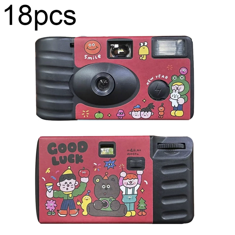 Retro Film Camera Waterproof Cartoon Decorative Stickers without Camera