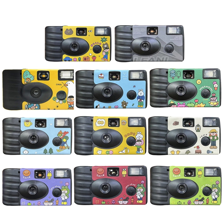 Retro Film Camera Waterproof Cartoon Decorative Stickers without Camera Reluova