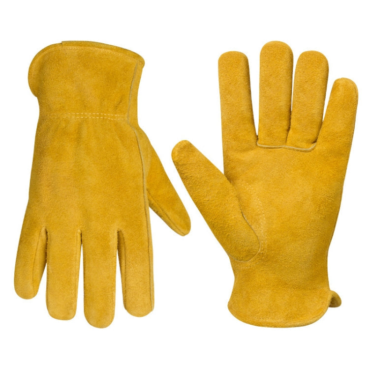 A2421 Cowhide High Temperature Welding Gloves Insulated Aluminum Foil Anti-Heat Gloves Reluova