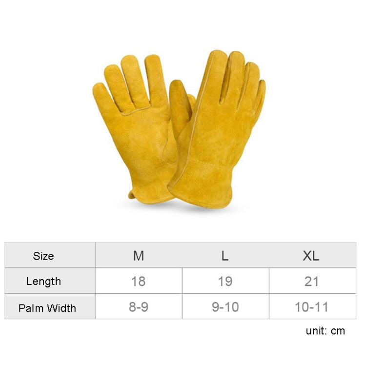 A2421 Cowhide High Temperature Welding Gloves Insulated Aluminum Foil Anti-Heat Gloves