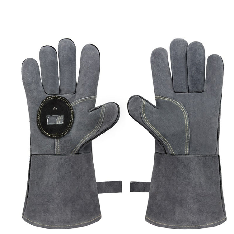 Outdoor Camp BBQ Gloves High Temperature Resistant Insulation Gloves