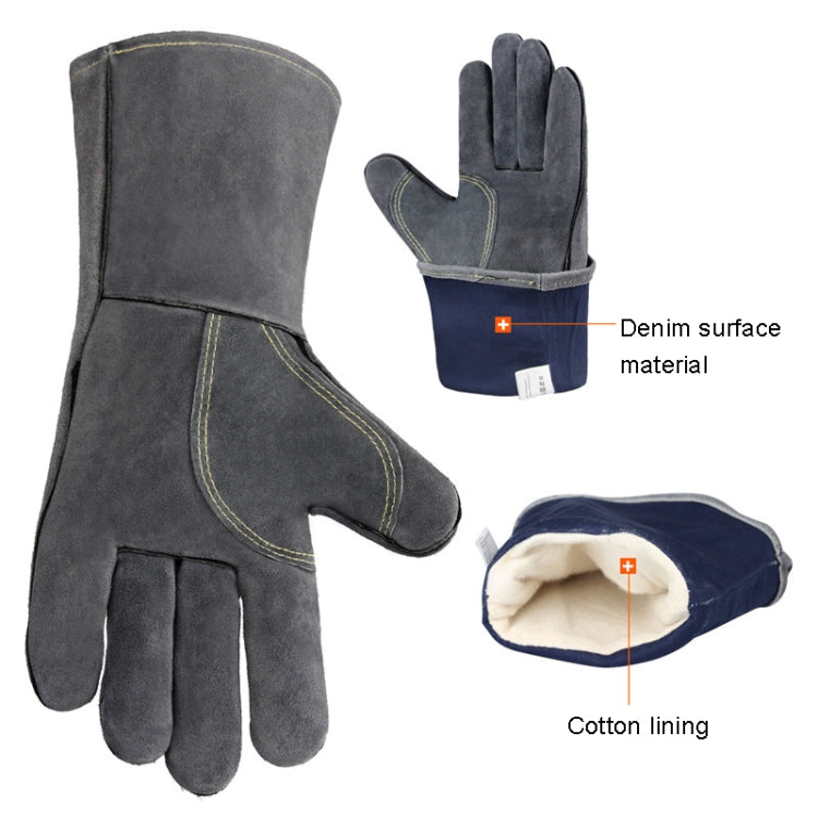 Outdoor Camp BBQ Gloves High Temperature Resistant Insulation Gloves Reluova