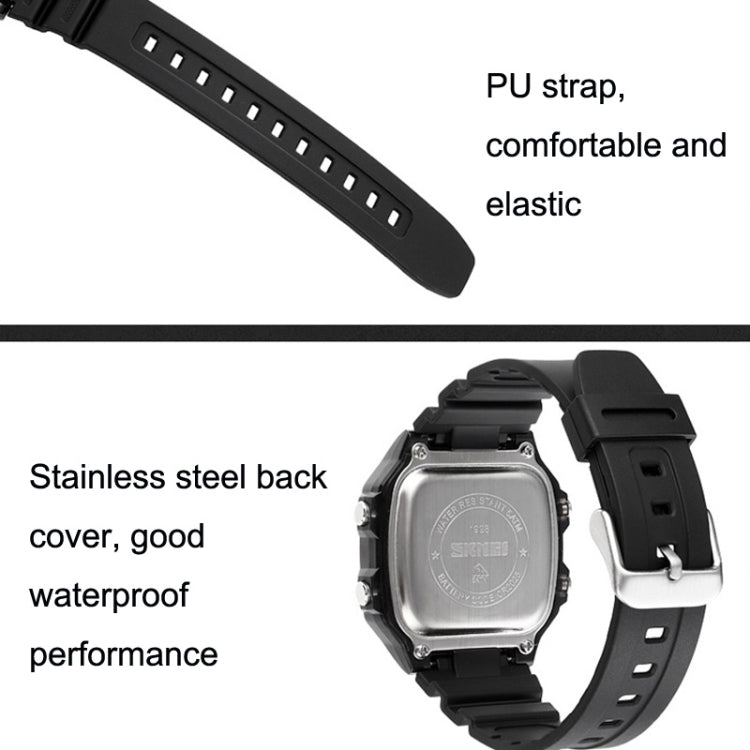 SKMEI 1998 Transparent Shell Ice Sensor Outdoor Sports Waterproof Multi-function Watch Reluova