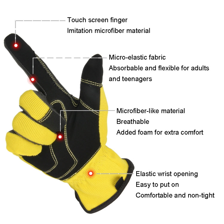 A9015 Gardening Work Touch Screen Stretch Breathable Labor Machinery Protection Gloves