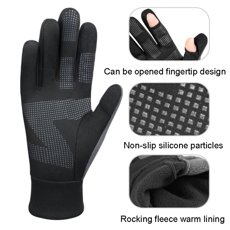 Touch Screen Anti-slip Waterproof Outdoor Sports Warm Cycling Gloves