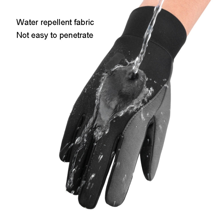 Touch Screen Anti-slip Waterproof Outdoor Sports Warm Cycling Gloves