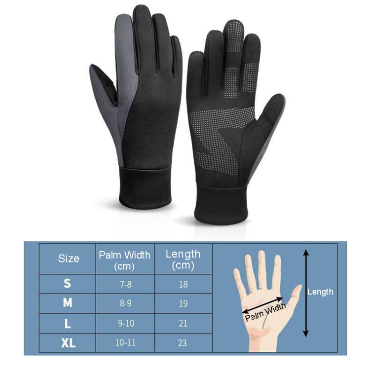 Touch Screen Anti-slip Waterproof Outdoor Sports Warm Cycling Gloves