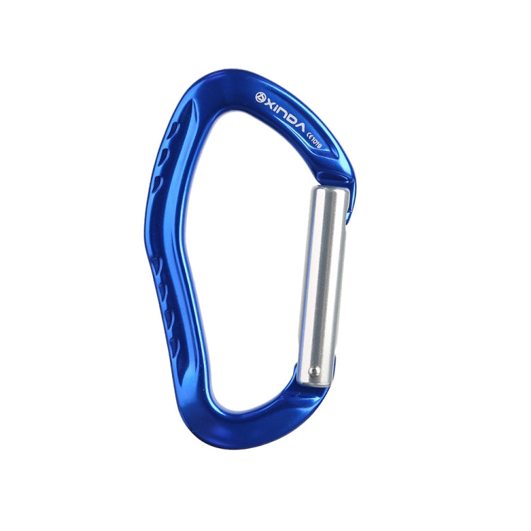 XINDA  22KN Rock Climbing  Straight Quickdraw Spring-loaded Gate Buckle Aluminum Carabiner Reluova