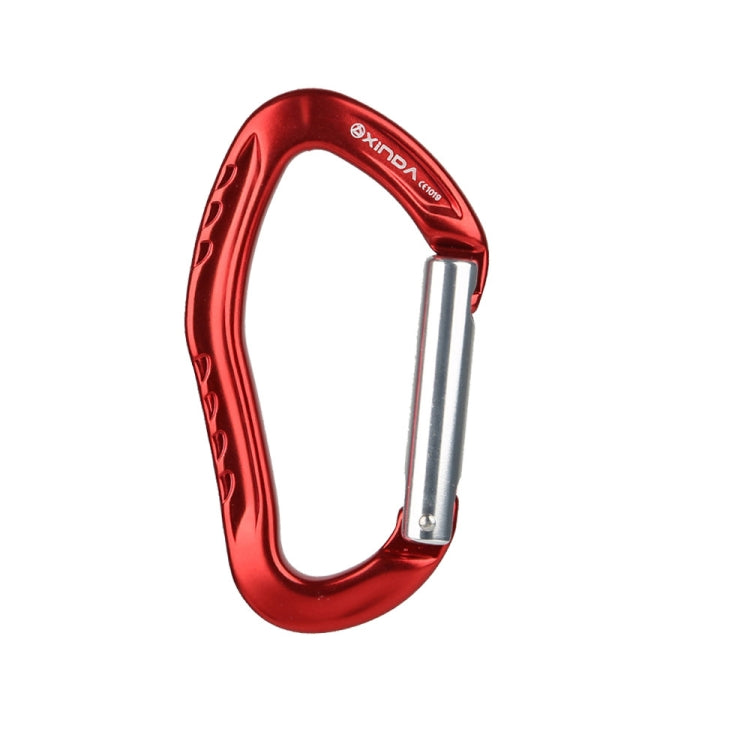 XINDA  22KN Rock Climbing  Straight Quickdraw Spring-loaded Gate Buckle Aluminum Carabiner Reluova