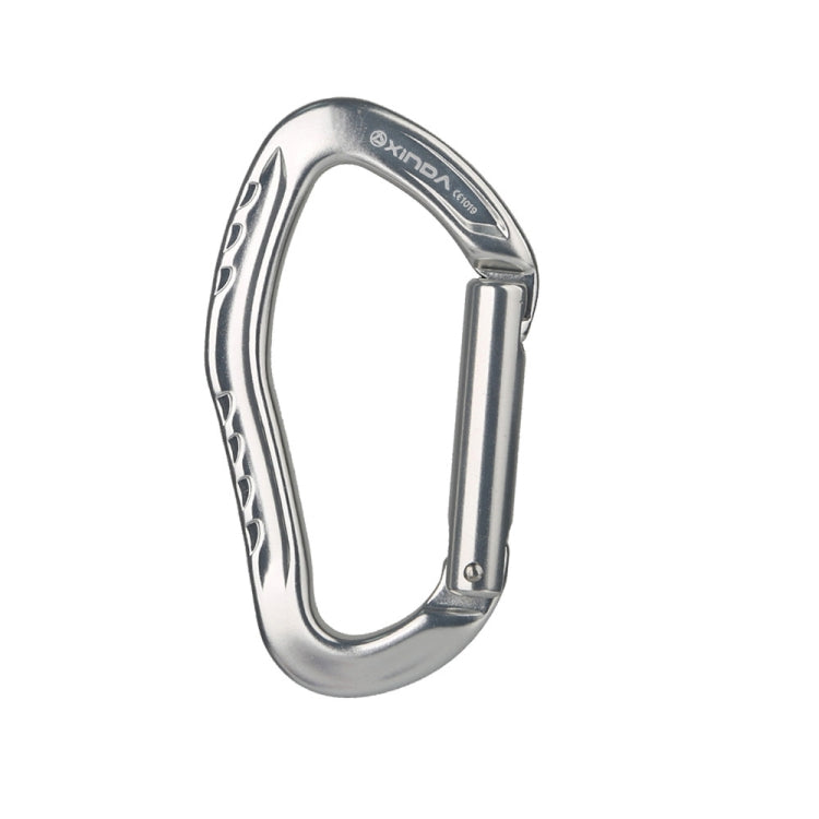 XINDA  22KN Rock Climbing  Straight Quickdraw Spring-loaded Gate Buckle Aluminum Carabiner