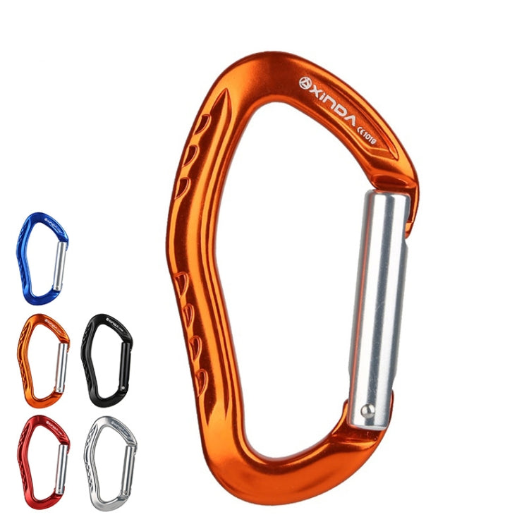 XINDA  22KN Rock Climbing  Straight Quickdraw Spring-loaded Gate Buckle Aluminum Carabiner Reluova