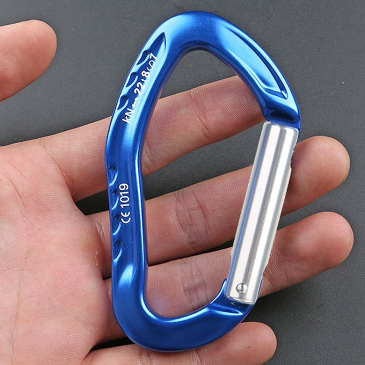 XINDA  22KN Rock Climbing  Straight Quickdraw Spring-loaded Gate Buckle Aluminum Carabiner