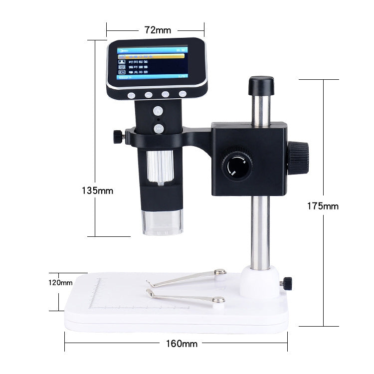 DM1 3.5-inch Screen Smart Wireless 500X HD Digital Microscope Handheld Portable Children Microscope Reluova