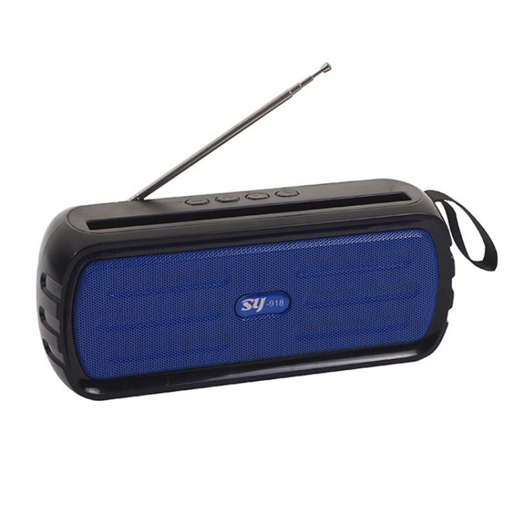 BAIJIALI SY-918 Solar Emergency Radio Read U Disk Large Volume Speaker LED Light Portable Player