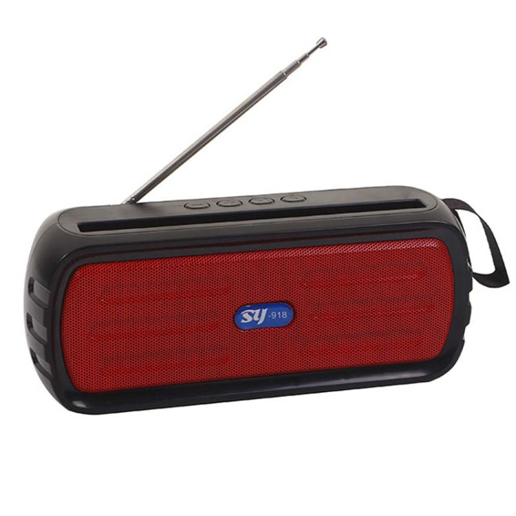 BAIJIALI SY-918 Solar Emergency Radio Read U Disk Large Volume Speaker LED Light Portable Player