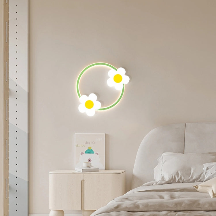 Children Room Warm Bedside Sunflower Wall Lamp My Store