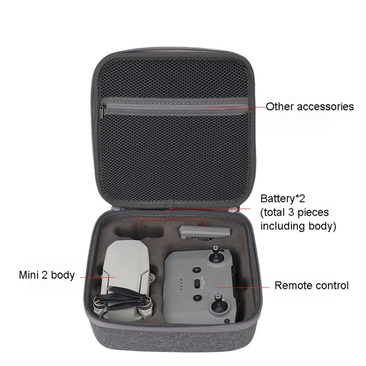 For DJI Mavic Mini 2 Dual Battery Storage Bag Handheld Protective Case My Store