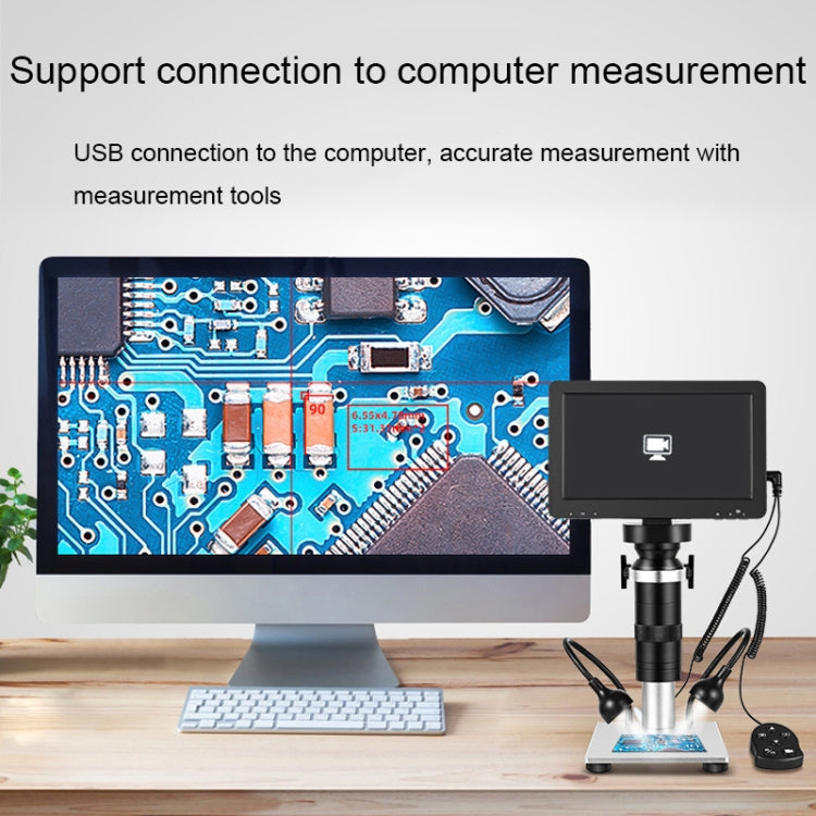 1200X 7-Inch HD Display Multifunctional Maintenance Inspection Digital Microscope