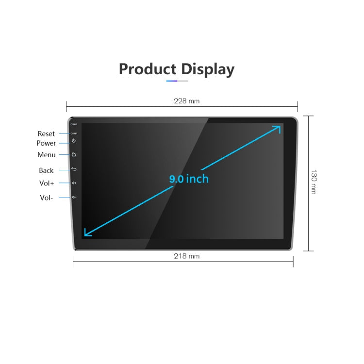 Dual-Spindle Universal Central Control Screen Car Navigator Reversing Video Player