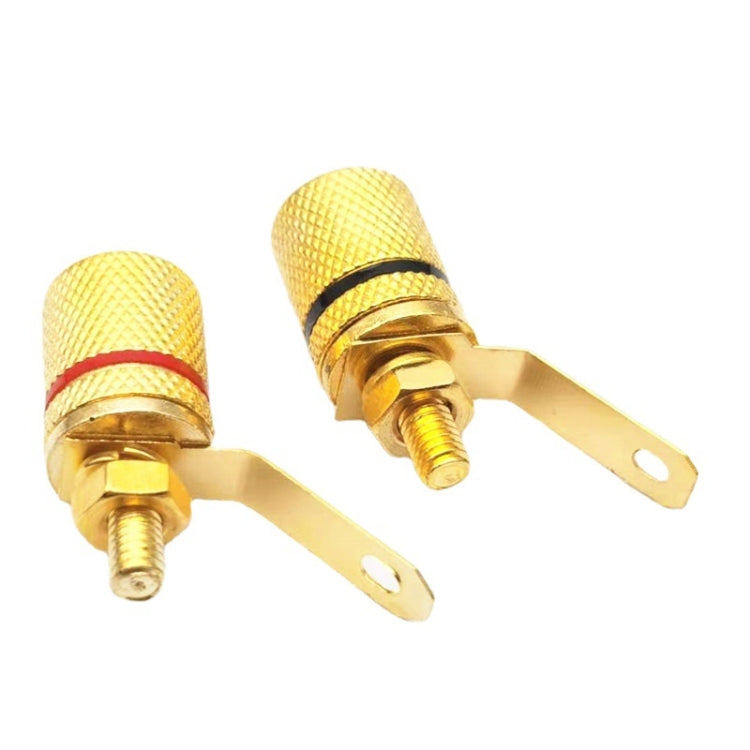 10pcs Speaker Gold-plated 4MM Banana Plug Terminal