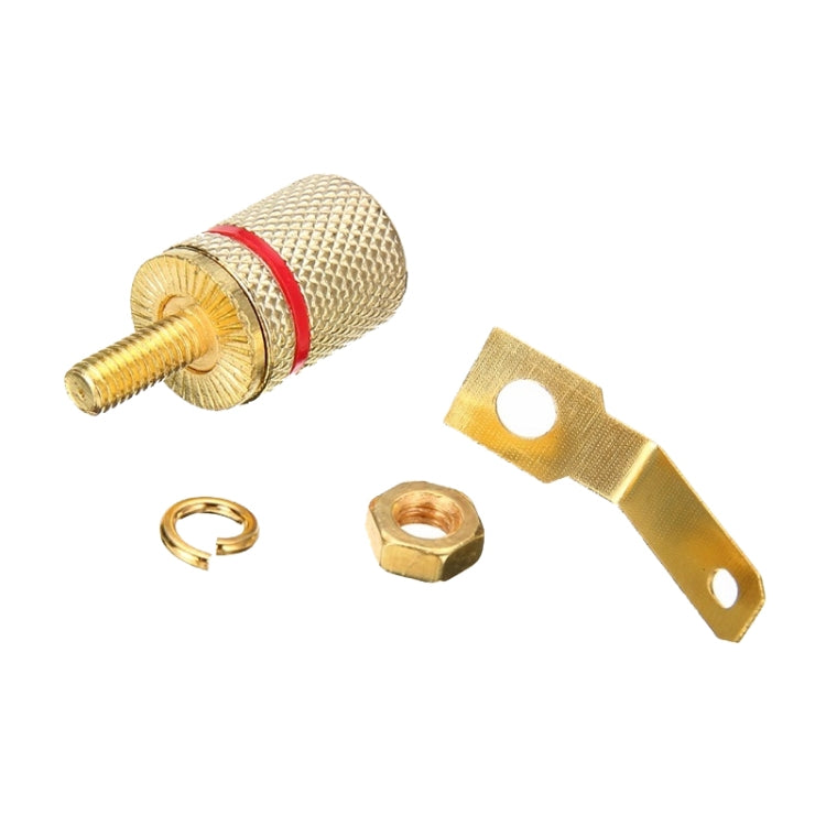 10pcs Speaker Gold-plated 4MM Banana Plug Terminal