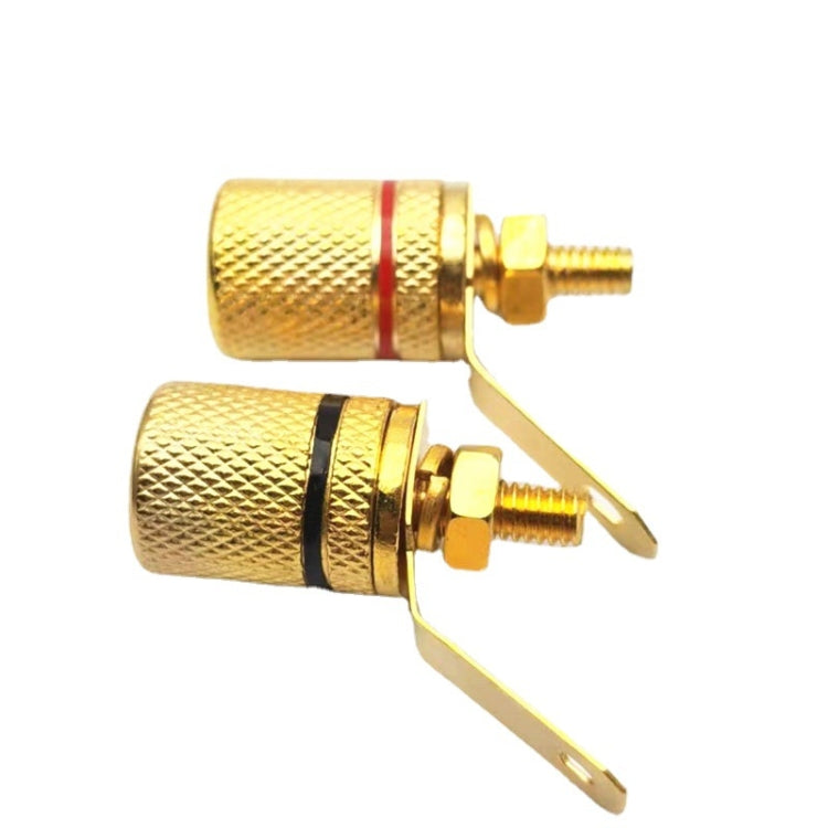 10pcs Speaker Gold-plated 4MM Banana Plug Terminal