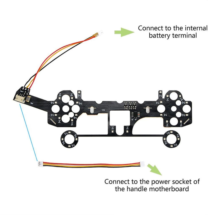 For PS5 Controller LED Light Button Kit DIY Light Panel Board Luminated D-Pad My Store