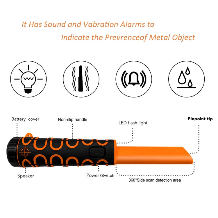 Goint IP68 Waterproof Convenience Metal Scanner High Sensitivity Underwater Metal Detector Reluova