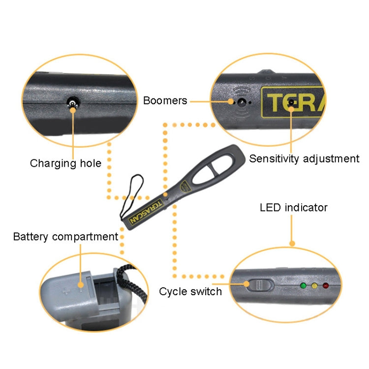 ESH-10 Handheld Metal Detector Product Security Detection Detector Reluova