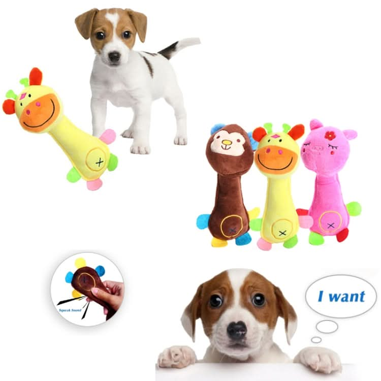 Dog Toys Plush Sound Toys Bite Resistant Teething Dog Supplies - Reluova