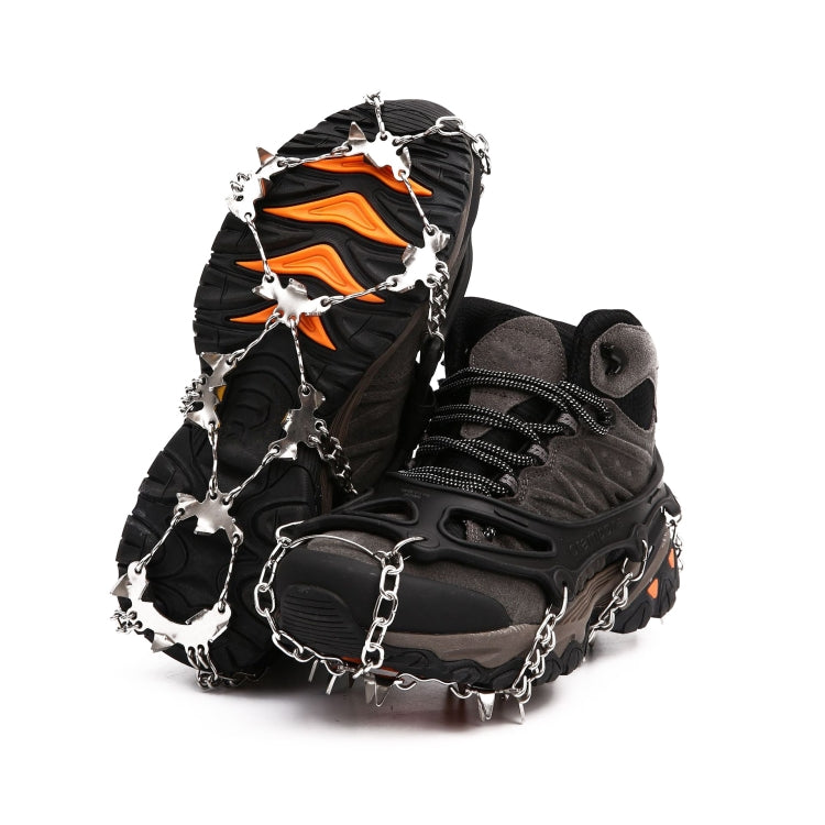 F26-2 26 Teeth Snow Mountain Non-slip Shoes Cover 201 Stainless Steel Ice Claws, Size: