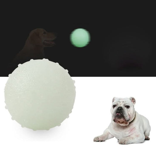 TPR Bite Resistant Luminous Bouncy Ball Pet Toys, Size: Small 6cm - Reluova