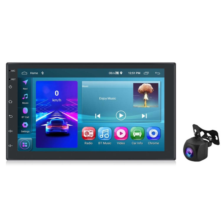 A3194 7 Inch Android 11 Central Control Carplay 2+32G Car Large Screen Navigation Reversing Video Player, Style: ÎҵÄÉ̵ê