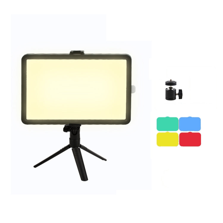 8 Inch 3200-5500K Three-color Temperature Photography Flat-panel Live Fill Light,Spec:-Reluova