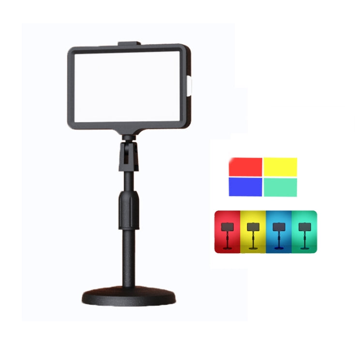 8 Inch 3200-5500K Three-color Temperature Photography Flat-panel Live Fill Light,Spec:-Reluova